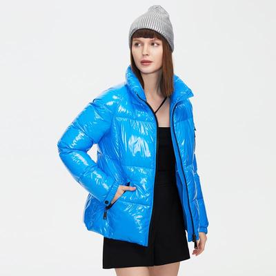 Zip Up Puffer Mantel Frauen Oberbekleidung Winter Frauen