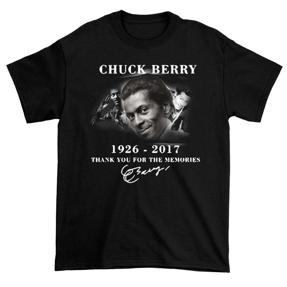 Chuck Berry Anniversary Men T-shirt Black Cotton All Sizes S to 234XL Unisex T-Shirt XL