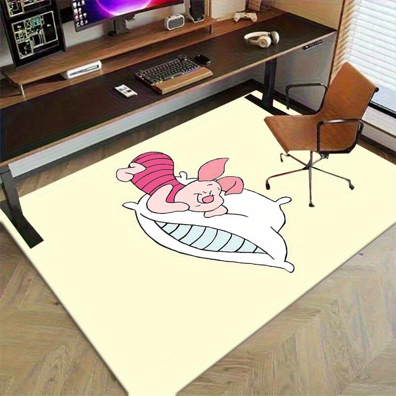 1pc, Piglet Rug - Cute Cartoon Character for Home Decor, Office Rug, Chair Cover, Outdoor Blanket, Gift IdeaP185