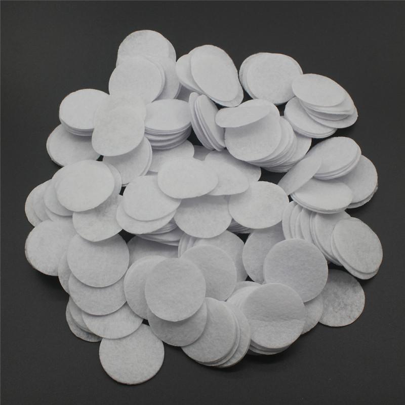 8/10/15/20/25/30/35/40/45/50mm Non Woven Round Felt Circle Pads for DIY Crafting Flower Backing Hair Accessories Vacuum Filters