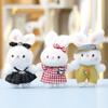 Plush Bunny Toy For Girls With Soft Polyester Filling Kids Gift And Backpack Charm