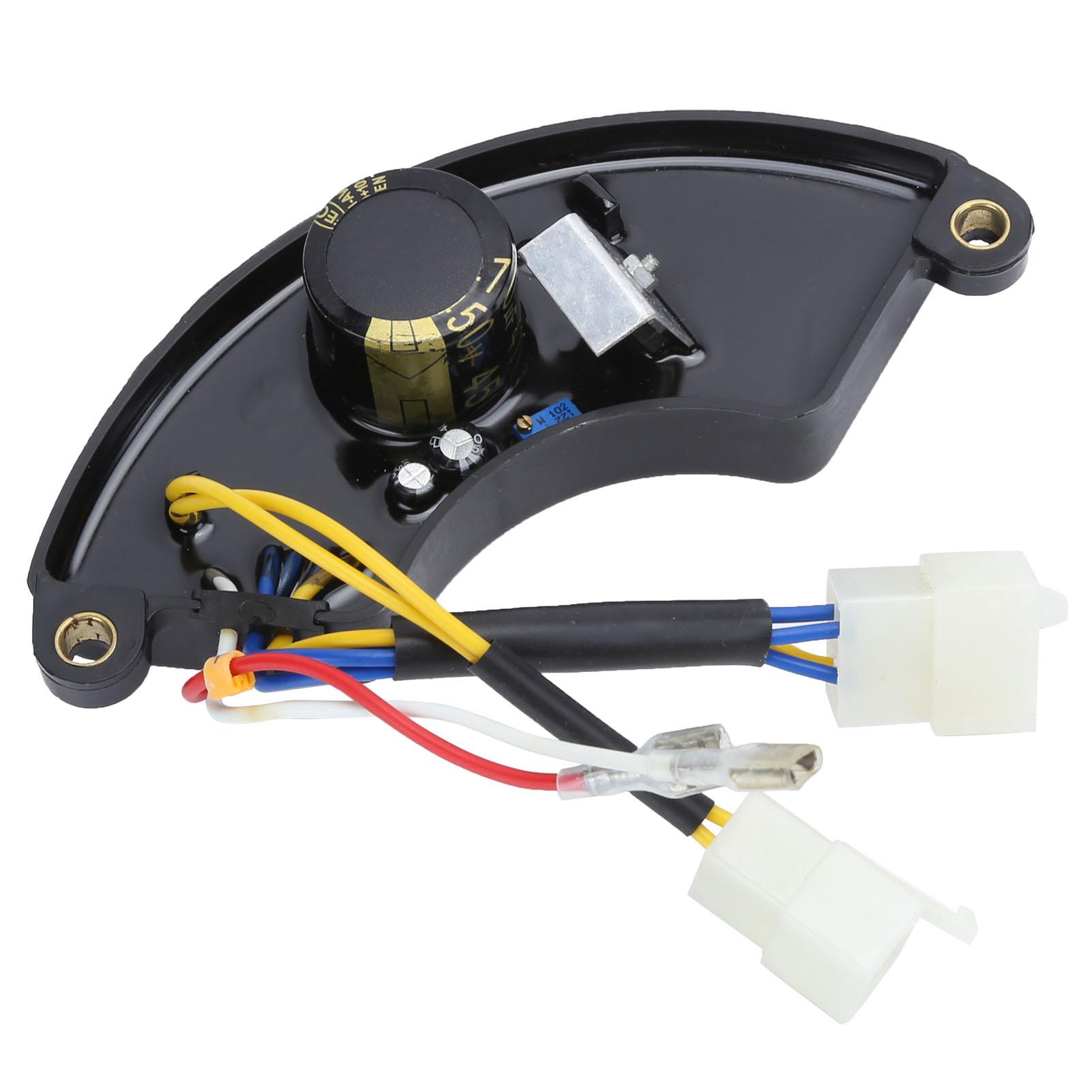 

250V 470UF Generator Auto Voltage Regulator AVR for 5‑6.5KW Gasoline Generator Parts