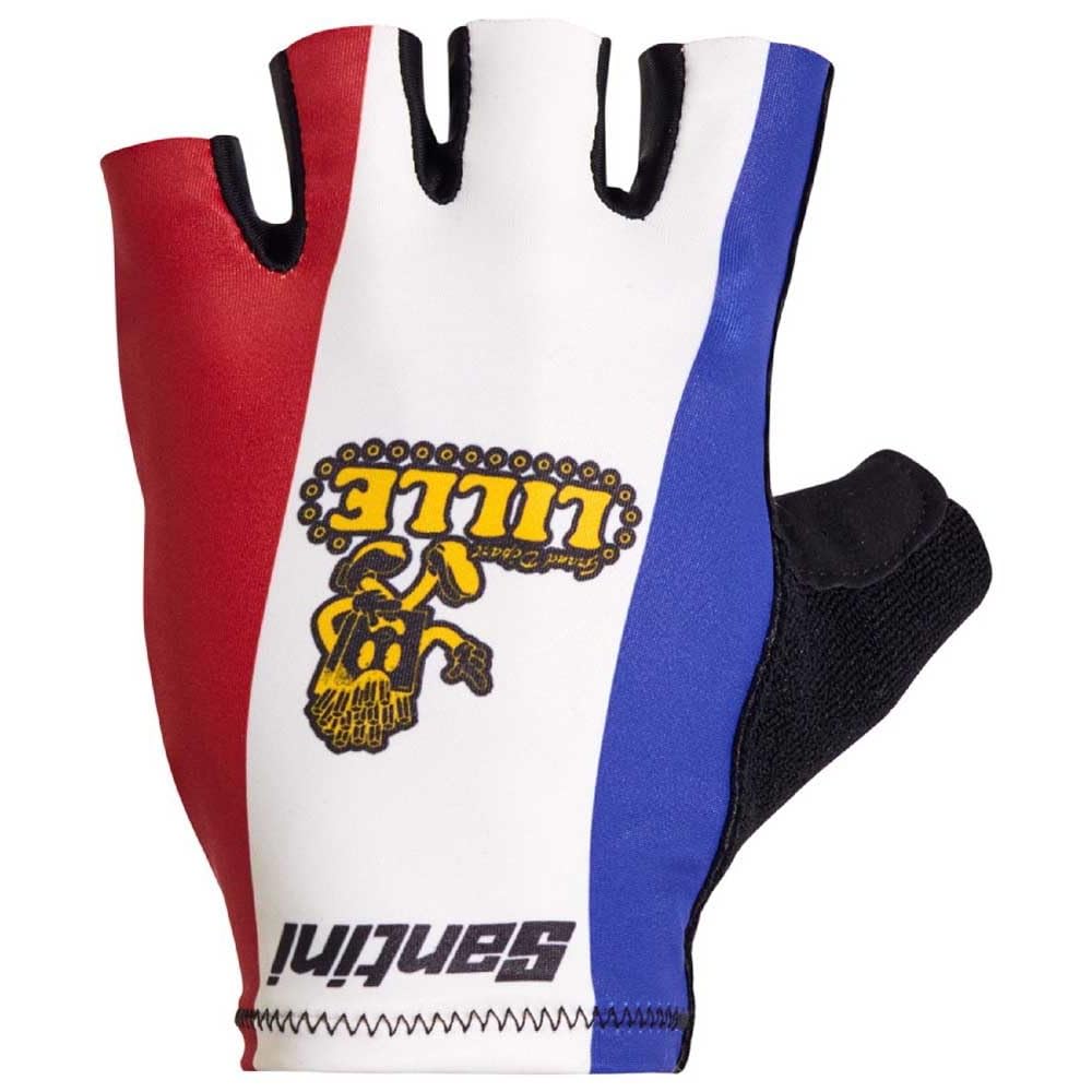 

Santini Cycling Gloves for the Tour de France 2025 TDF Grand Depart Lille - Gloves, Grandi Pearl Gloves, XL Size