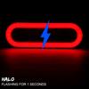 Oval 3 in 1 LED Tail Lights 68led Dynamic Flowing Turn Signal Light DRL Tail Running Light For Car Truck Trailer Lorry 12V 24V