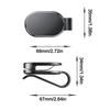 Stylish Car Visor Clip Eyeglasses Hanger Multi-functional Sunglass Organizer  For Truck Vehicle