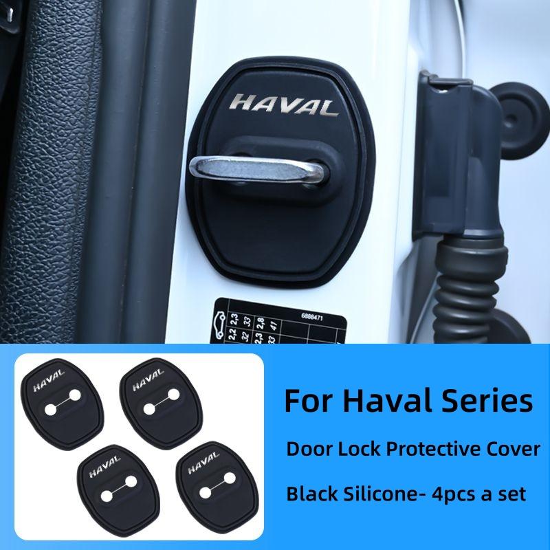 4pcs Car Door Closing Sound Deadener Damper Antirust Protective Covers for Haval H6 H9 H2 M6 Cool Dog Plus Jolion F7X H6-Coupe