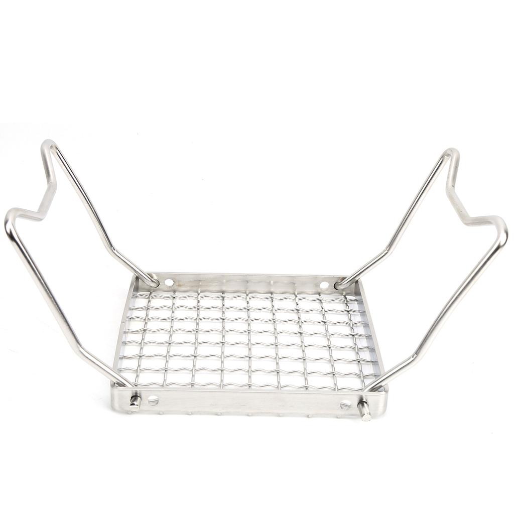 Stainless Steel Outdoor Barbecue Stove Folding Grill BBQ Camping Burning Firewood Stove