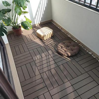DIY Outdoor Verriegelbare Kunststoff-Terrassen- und Hofplatten