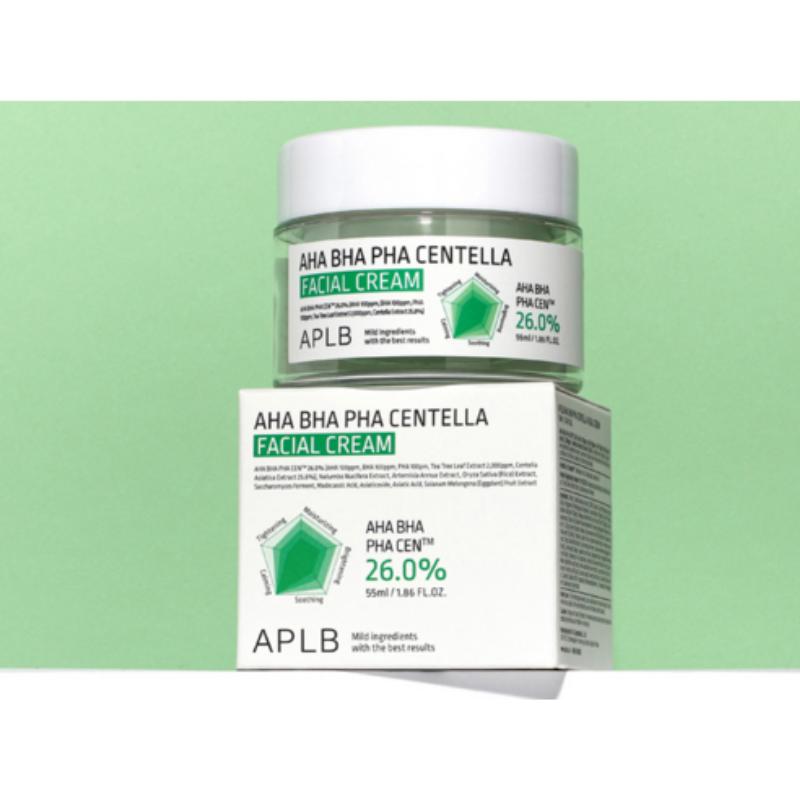 APLB AHA BHA PHA Centella Facial Cream 55ml