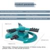 Andy Garden Watering Garden Irrigation Automatic Rotary Sprinkler Lawn Watering Watering Vegetables Trident Nozzle