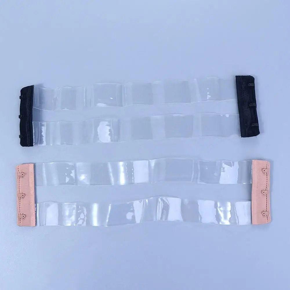 1Pcs Non Slip Buckle Bra Extender Clear Elastic Band Durable Bra Strap Women