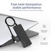 ANYPLUS USB Hub with 5Gbps Data 4 USB Compatible with Surface iPad and XPS USB-C Hub, Type-C High-Speed Transfer, 3.0 Ports, MacBook, Book, Pro, 17/15