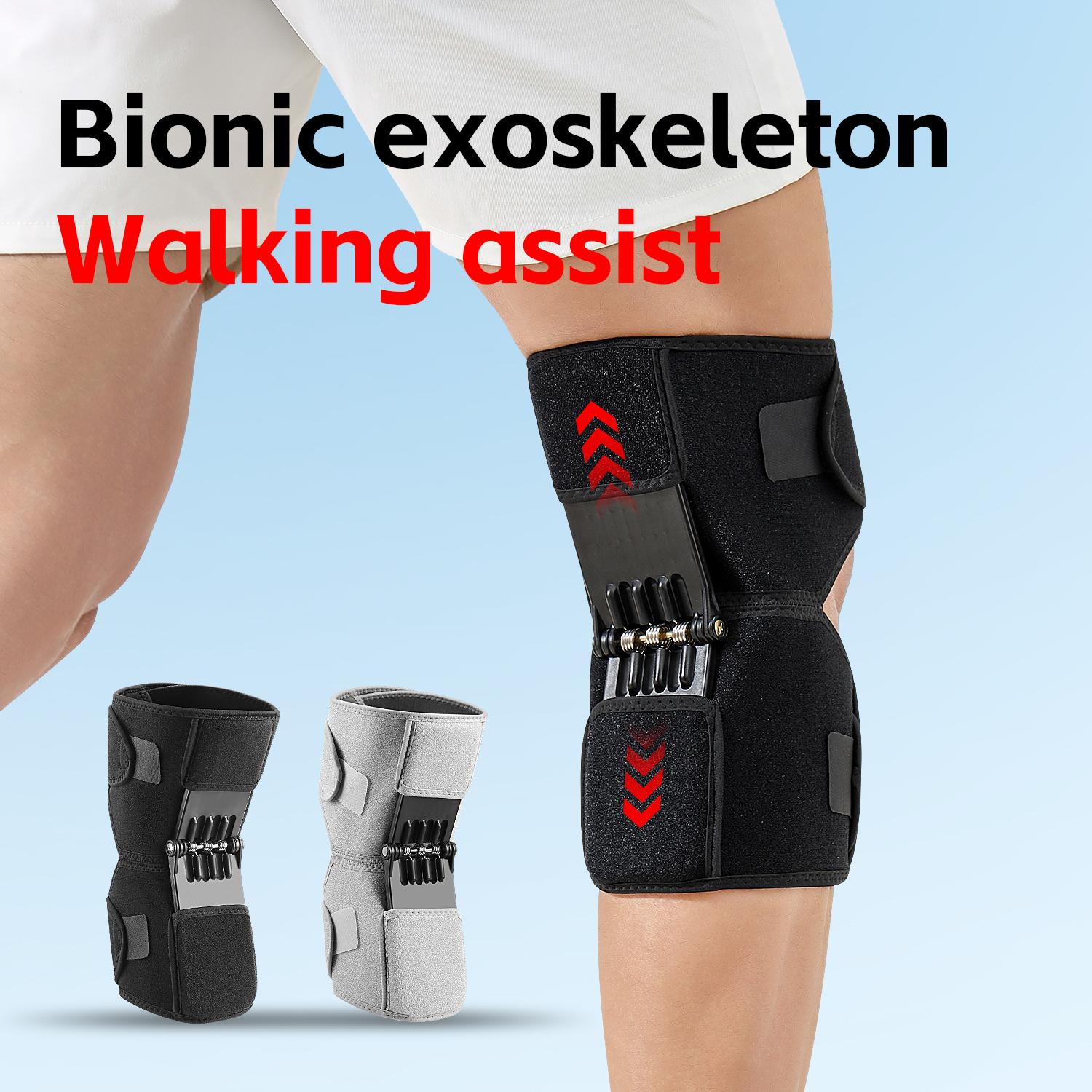 1Pc Joint Support Knee Pad Non-Slip Lift Pain Relief For Knee Power Spring Force Stabilizer Knee Booster Working Sports Elder