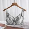 Underwear Women's Full Cup with Steel Ring on The Support To Prevent Sagging Large Size Chest Small Summer Ultra-thin Bra