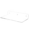 New 20/30/15/10CM Acrylic Display Stand Perforated Clear Wall Hanging Panel Thickened Strong Stickers Organization Shelf