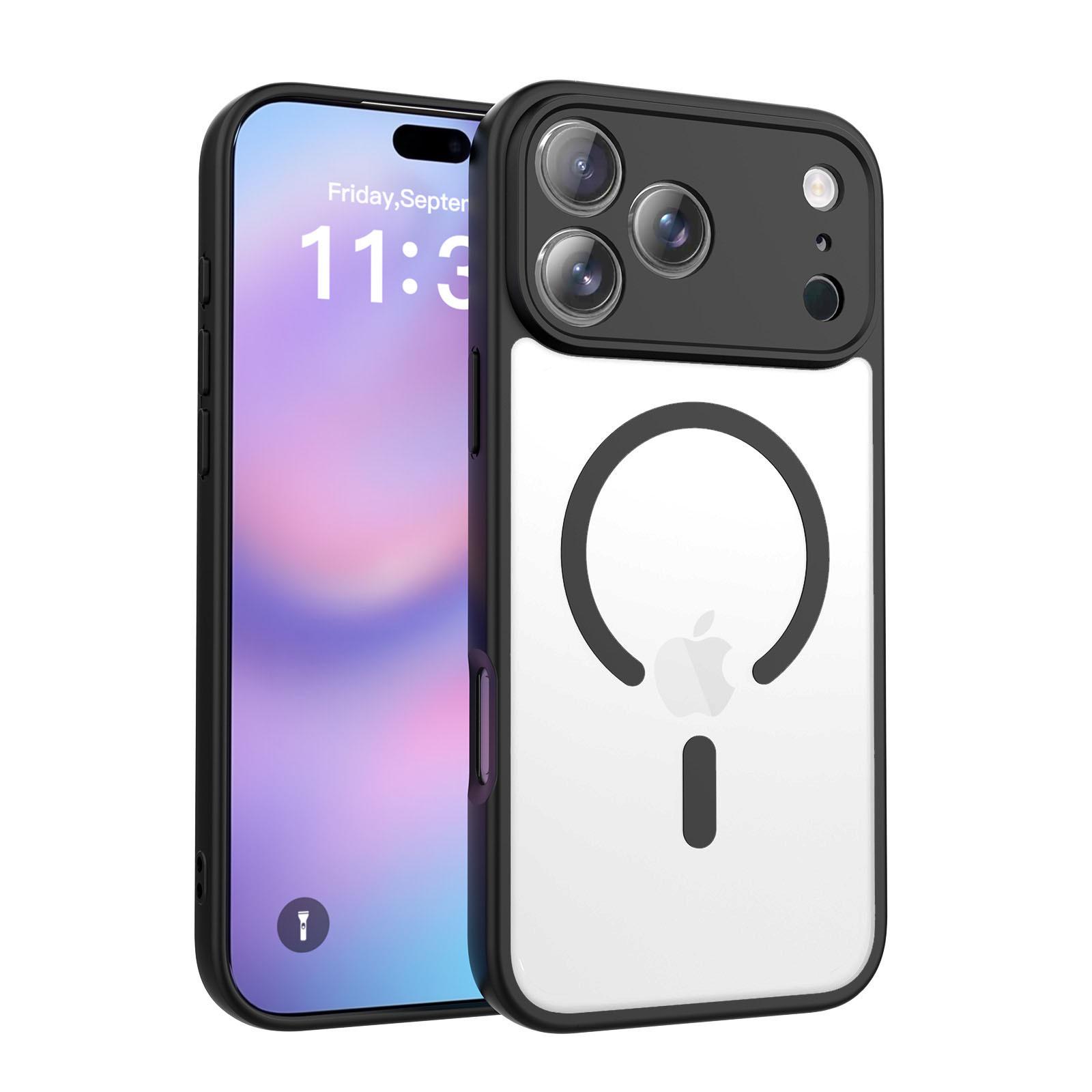 

Apple 16 Magnetic iPhone 13 Frosted Transparent Case - Skin-Feel, Drop-Proof, Protective Case Air