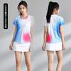 Short Sleeve Badminton Shirts Set Breathable Sports Training Jersey Men Women Table Tennis