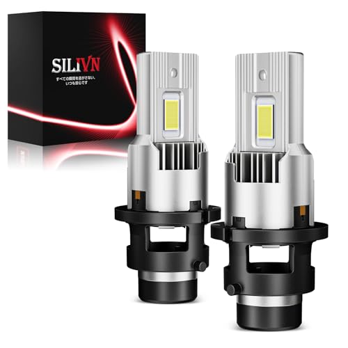 

Новая версия обновления 2025 года SILIVN d4s светодиодная фара, суперяркая, соответствует требованиям техосмотра транспортного средства, светодиод d4r, подключаемый модуль, светодиод d4s, без проводки, лампочка, вентилятор