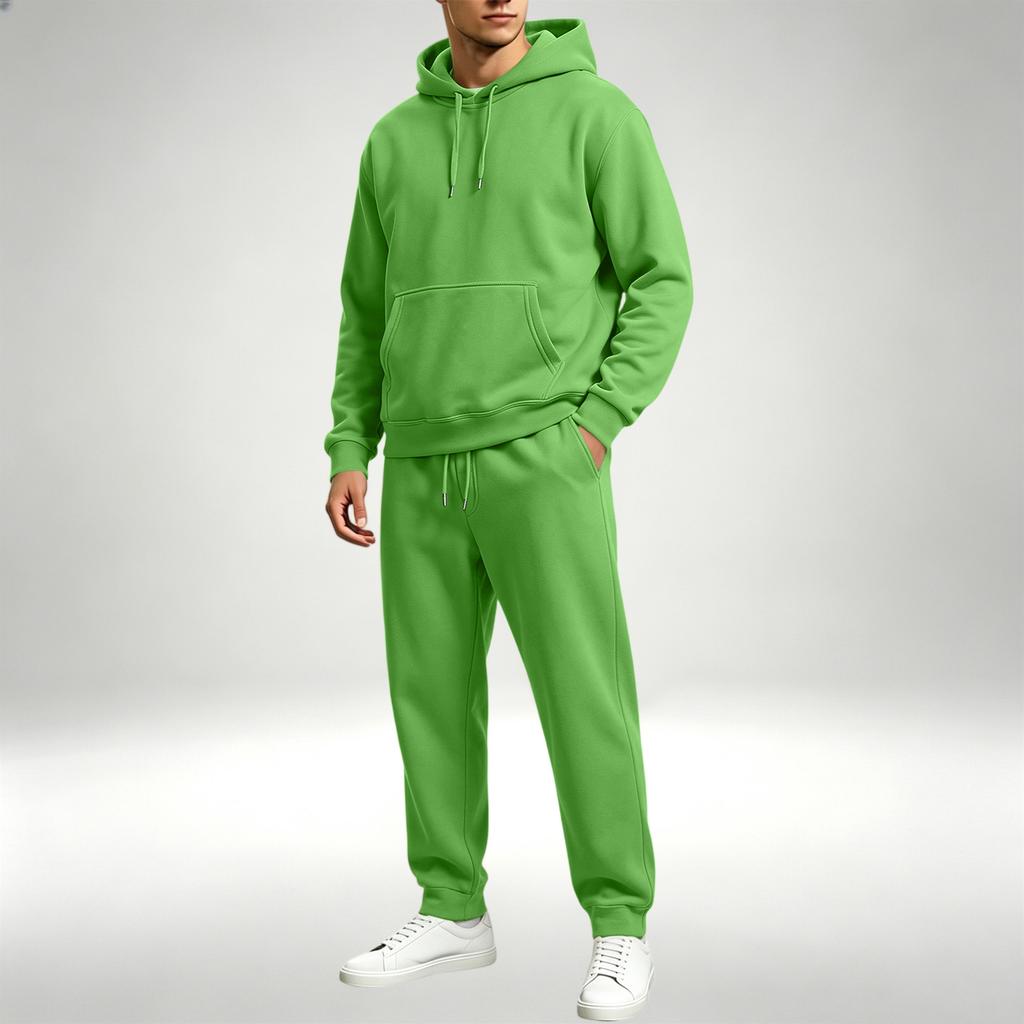 Herren Pullover Hoodie Sweatshirt Set für sportliche Freizeitkleidung