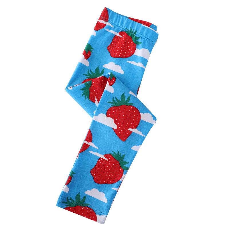 Spring New Style Girls' Patterned Leggings - European & American Fashion