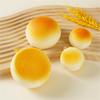 Slow Pu Rising Baked Buns Golden Buns Props Squeeze Decompression Vent Pinch Fun Toys Simulation Baked Bread Pendant Decoration