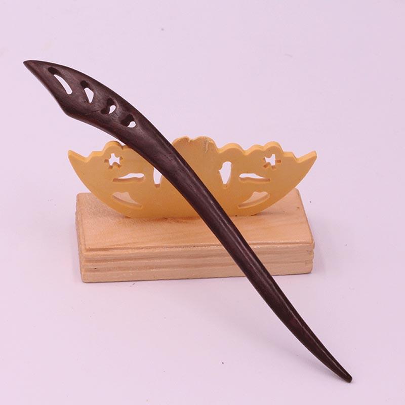 Chinese Hair Sticks Wooden Hairpins For Women Traditonal Carved Vintage Hanfu Hair Fork Ancient Chop Stick Headwear Jewelry