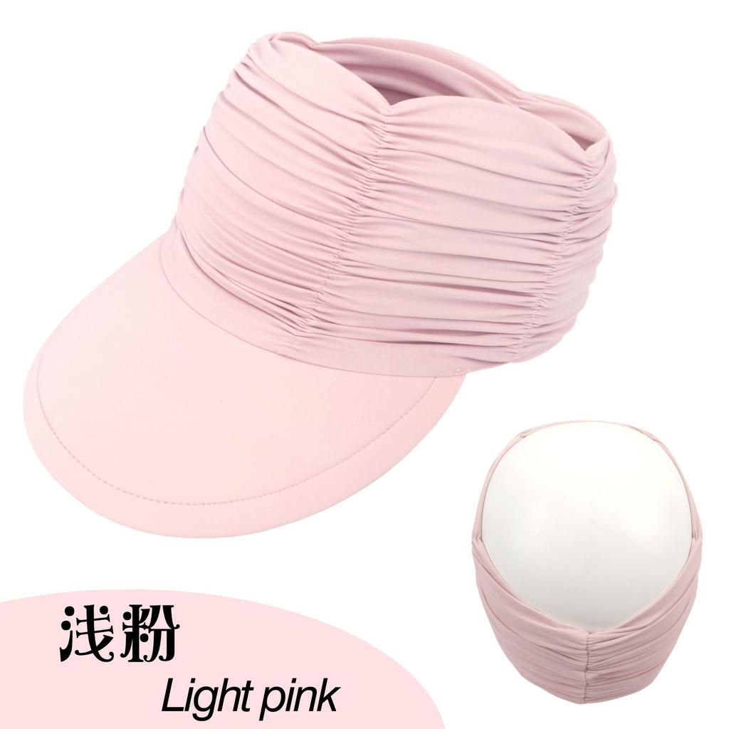 Women'S Sun Hat Women'S Uv Protection Ice-Feeling Material Large Brim Outdoor Sports Empty Top Hat