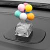 Non-Slip Car Dashboard Mat  Heat Resistant Sticky Anti Slip Pad for Cell Phone Sunglasses and Perfume Black Universal Dashboard