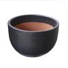 Umekichi Bonsai Black Matte Bottomed Bonsai Pot 5 Shigaraki for Tuberous Small Ceramic Piece Supplies, (Size (approx. 14.5cm)), Ware, Wildflowers,