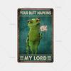 Mfoever Animal Inspirational Slogan Metal Sign Vintage Tin Sign Metal Vintage Bar Vintage Wall Decoration Bar Club Man Cave Metal Poster