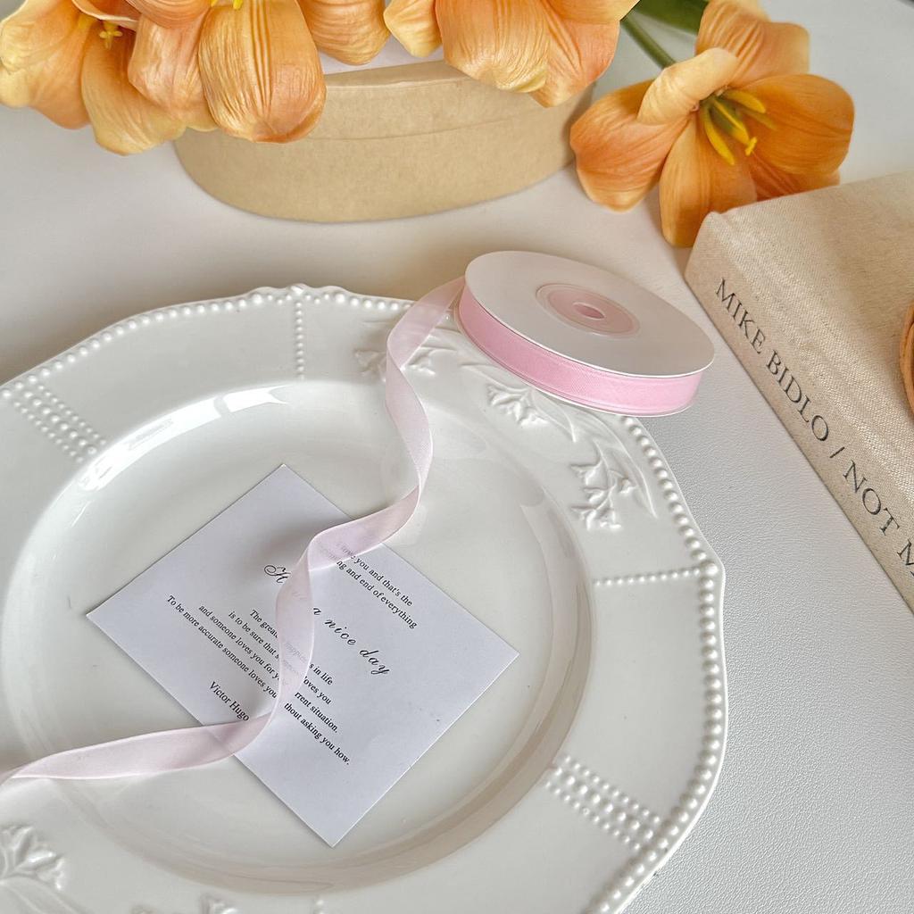 1cm Bubble Yarn  Ribbon  Lace  Flower Snow Yarn  Bow  Tie  Bouquet  Webbing  and Colorful Ribbon Packaging