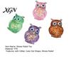 Slow Rebound Owl Toy Glitter Squeeze Stress Relief Clear Bird Sensory TPR Anxiety Relieving Ball Animal Shape Relaxation Tool
