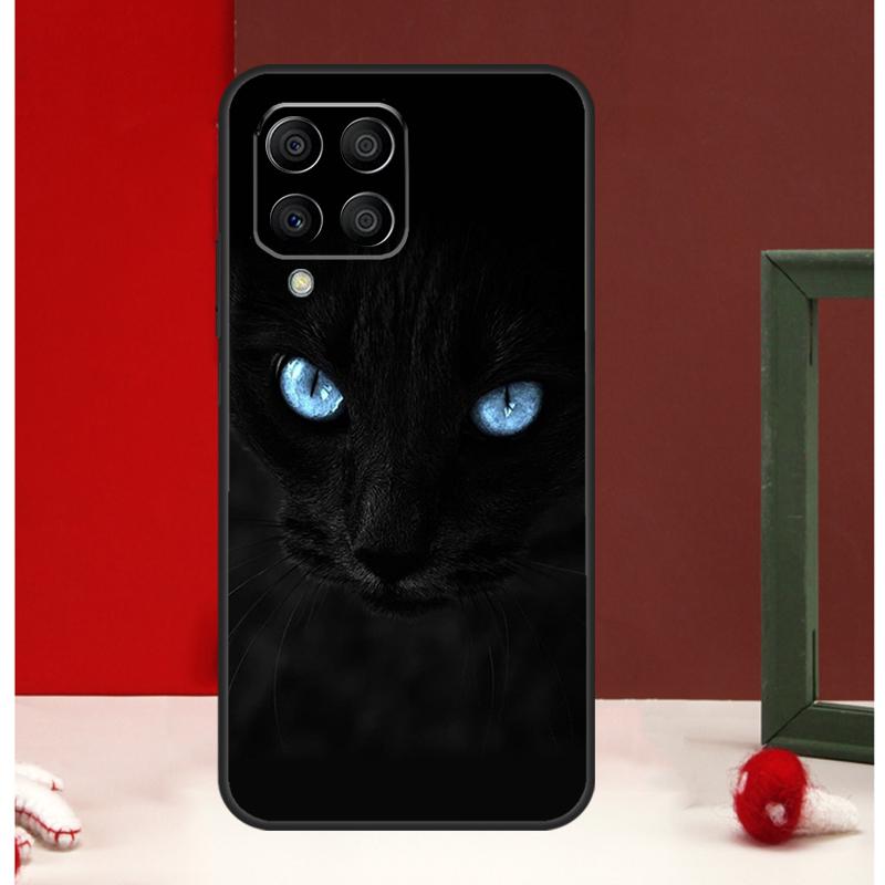 Custodia per Occhi Fissanti di Gatto Per Samsung Galaxy M12 M32 M52 M06 M16 M36 M56 M33 M15 M55 M31 M13 M14 M53 M35 M34 M54