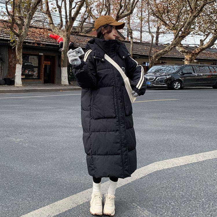 Thickened Cotton Long Overcoat for Women, Elegant and Warm Coat for  Winter
