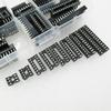 66pcs Ic Socket Box Kit Plug-in Chip Socket 6pin 8pin 14pin 16pin 18pin 20pin 24pin 28pin 8 Values