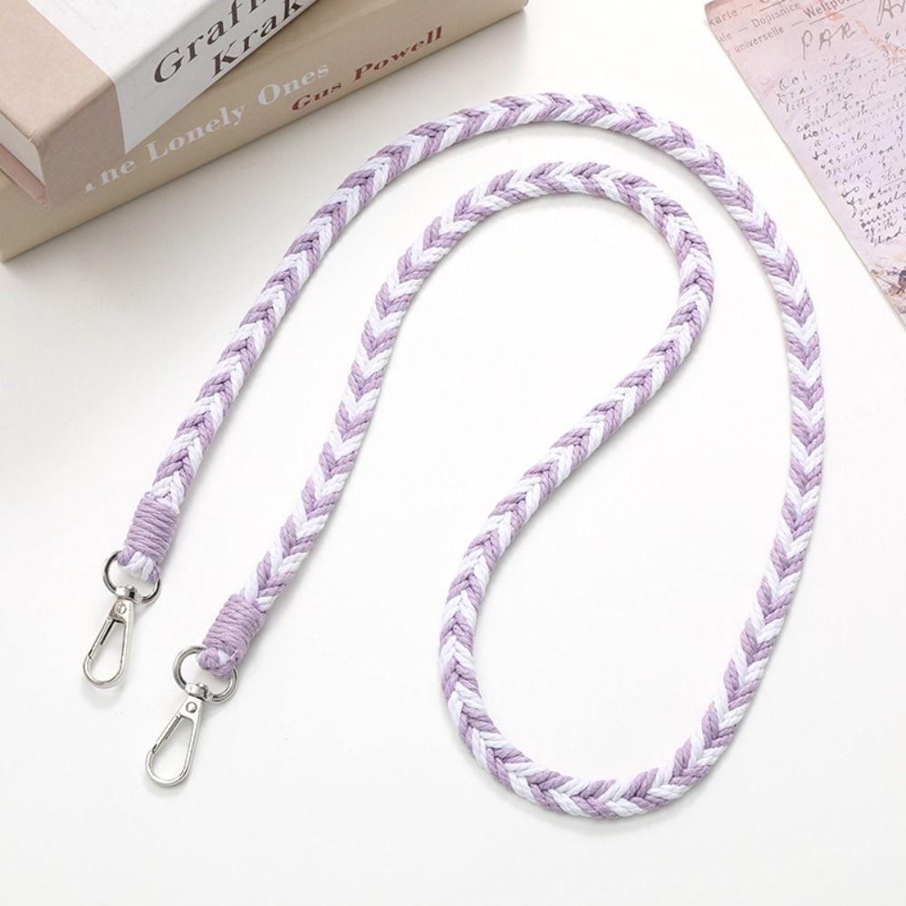 Handwoven Braided Strap For Shoulder Crossbody Bag Replacement Bag Accessories Belt Anti Loss Phone Strap Hanging Rope
