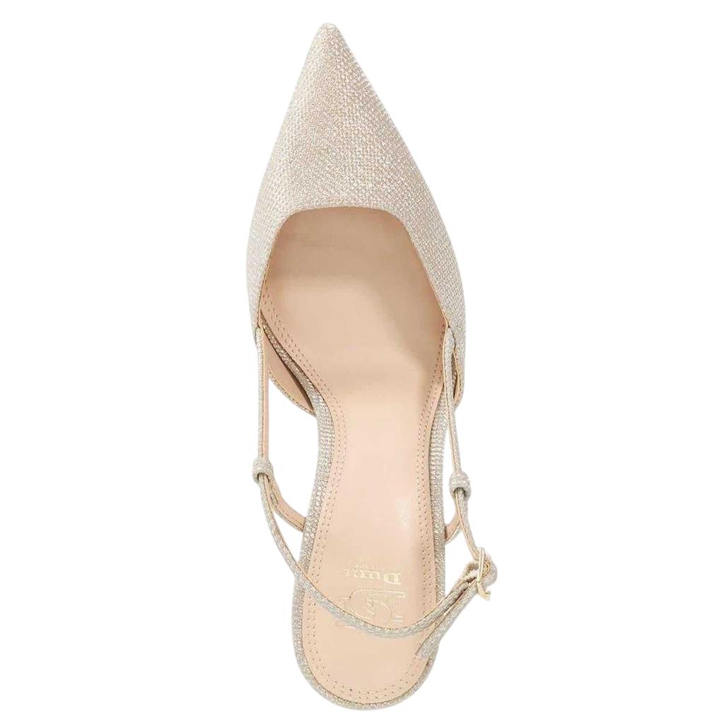 Dune London Womens/Ladies Composure Metallic Sling Back Party Stiletto Heel Pumps