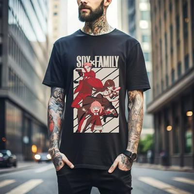 100% Baumwolle TOPS UNISEX T-SHIRTS HERREN DAMEN SPY x FAMILY Neu 2022 T-Shirt Loid,yor,Anya,Bond,Forger Stil Unisex-Shirt 226