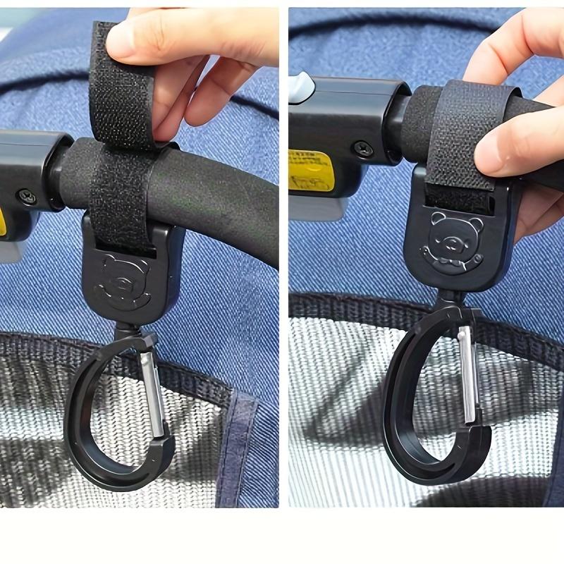 Ganchos Fortes Para Carrinho de Bebê Pacote com 2 Sem Arranhões Duráveis Cabide Multiuso Para Sacolas de Compras e Bolsas
