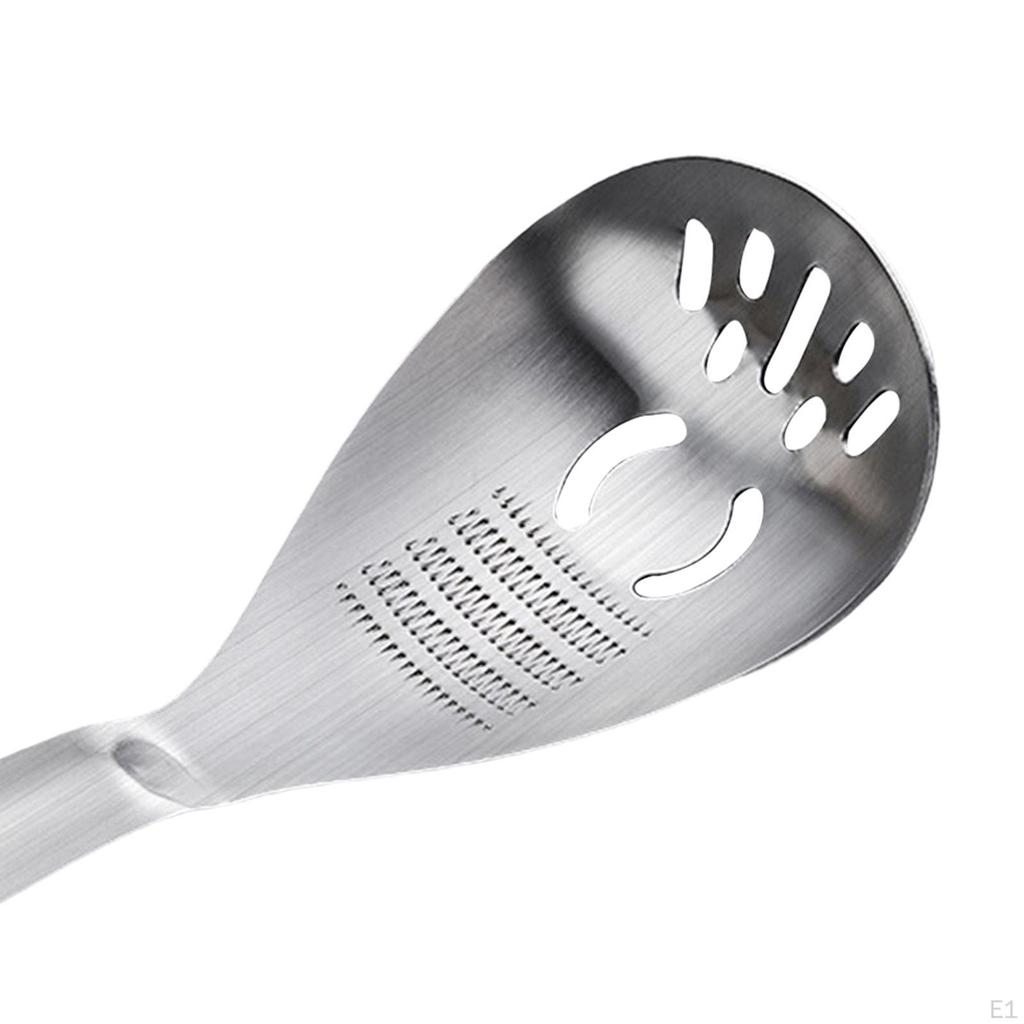 Multi-functional 430 Stainless Steel Serving Spoon for Buffets, Parties And Dinners Functional