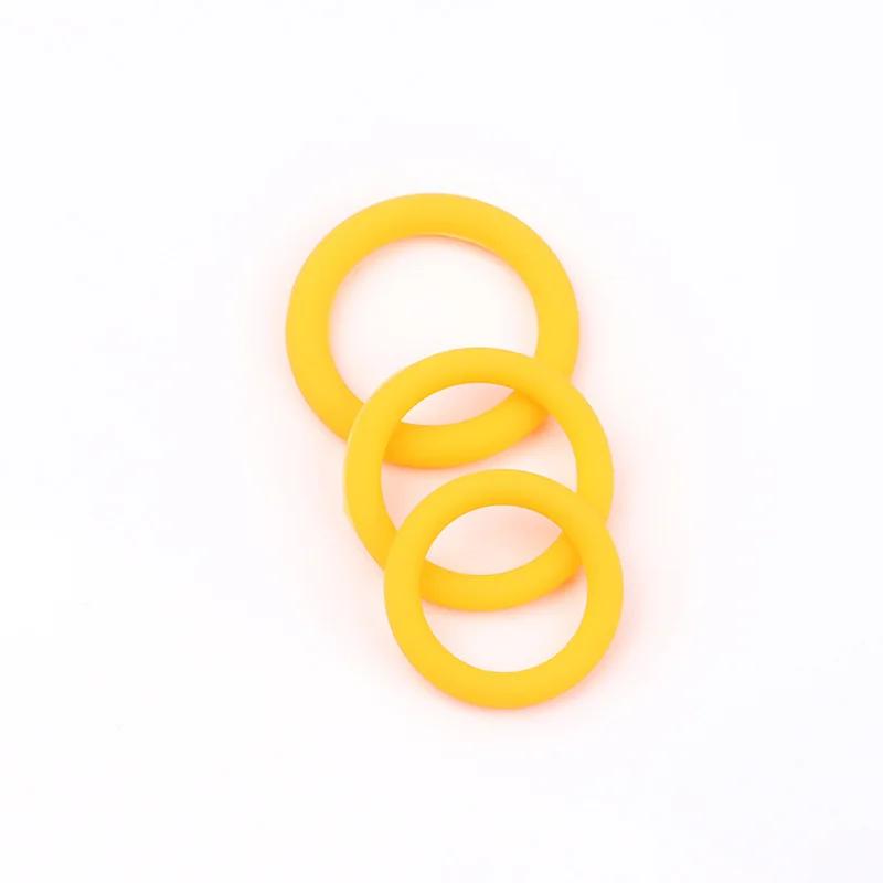 3 Sizes Silicone Cock Rings Male Delay Ejaculation Penis Lasting Erection Scrotum Testis Restraint Adult Game Sex Toys For Men