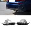 Exhaust Muffler Tips Set End Pipe Trim Replacement for 3 Series  0  1 M Sport M340 2019‑2021