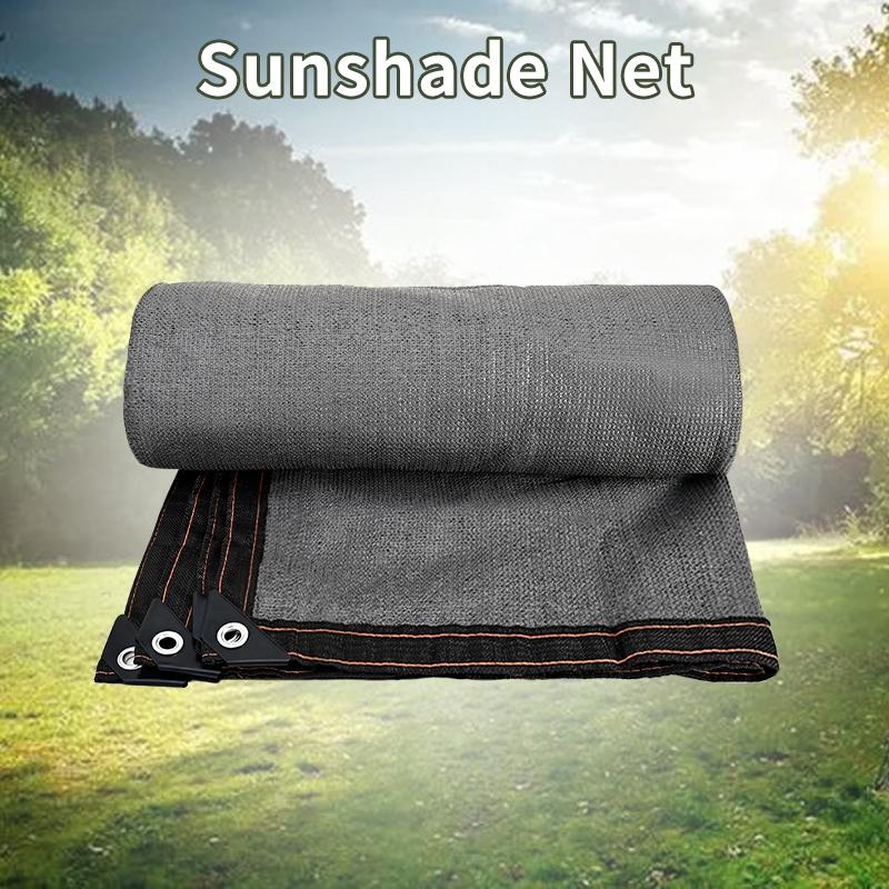 Black Outdoor Sunshade Net Breathable Sun Shade Mesh Sail UV Protection Awnings Durable Shade Netting Sun Shading Cover