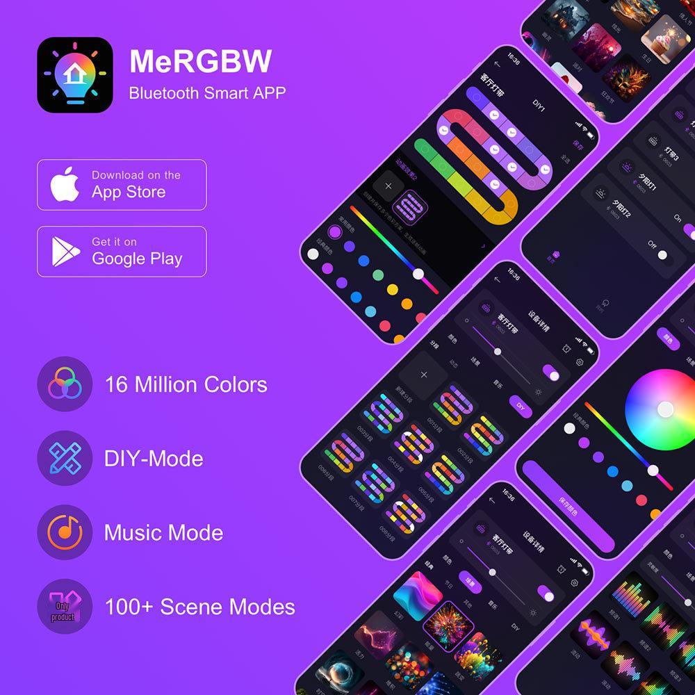 Waterproof RGB Neon Silicone LED Strip: DIY Shape, Bluetooth Sound, USB Powered - Perfect for Esports and Ambiance Lighting