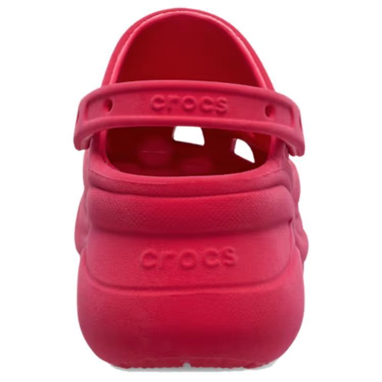 Crocs Bae Clog Velvet Simple Comfort Platform Height-increasing Outdoor Breathable Clogs Women Rose Red 211919-7AQ