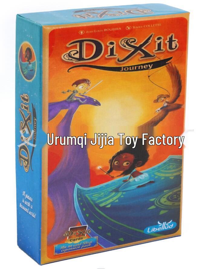 Dixit Odyssey: Gioco di Società Strategico in Inglese con Frammenti di Parole e Tappetino di Gioco