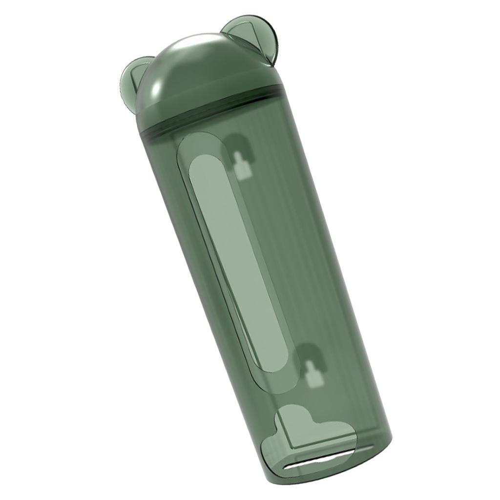 Wall Mount Storage Box with Lid Extraction Type Underwear Sock Dispenser Large Capacity Plastic Organizer Green