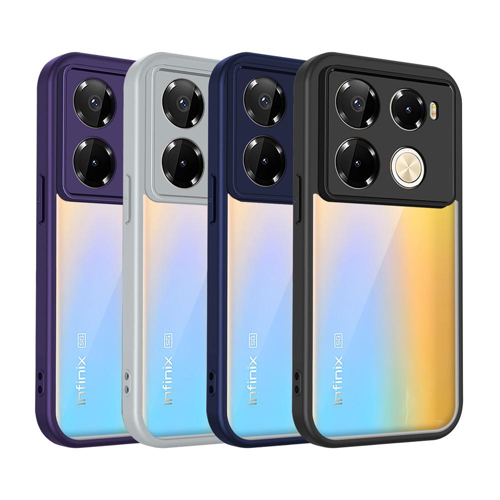 Armor Shockproof Phone Case For Infinix Note 50 40 Pro 50X 40X Hot 60i 50i 40i 30i Smart 8 9 10 Matte Acrylic Clear Hard Cover