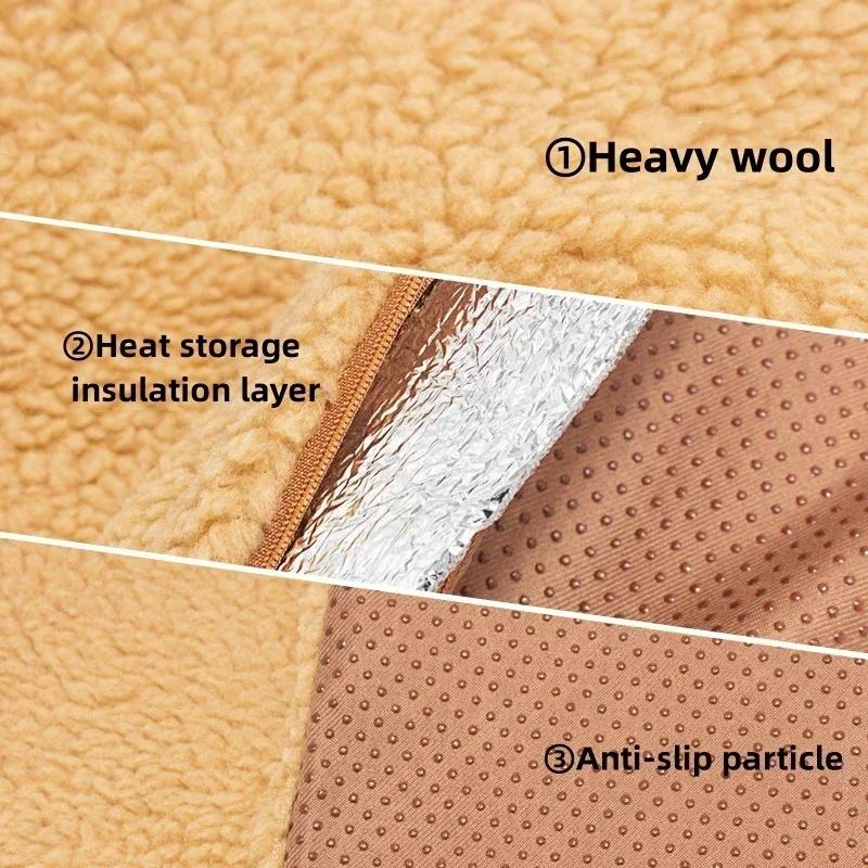 Haustiermatte Selbsterwärmende Decke Rutschfeste Katzenunterlagen Waschbare Zwingerunterlage Sofakissen Teppich Haustierbedarf für Mittelgroße Kleine Hunde und Katzen