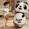 Wobbler Inflável de Treinamento de Boxe para Crianças Saco de Pancadas Panda Tumbler Brinquedos Infláveis para Interior Exterior Saco Bop Jogos de Festa Brinquedos Esportivos Presente para Crianças